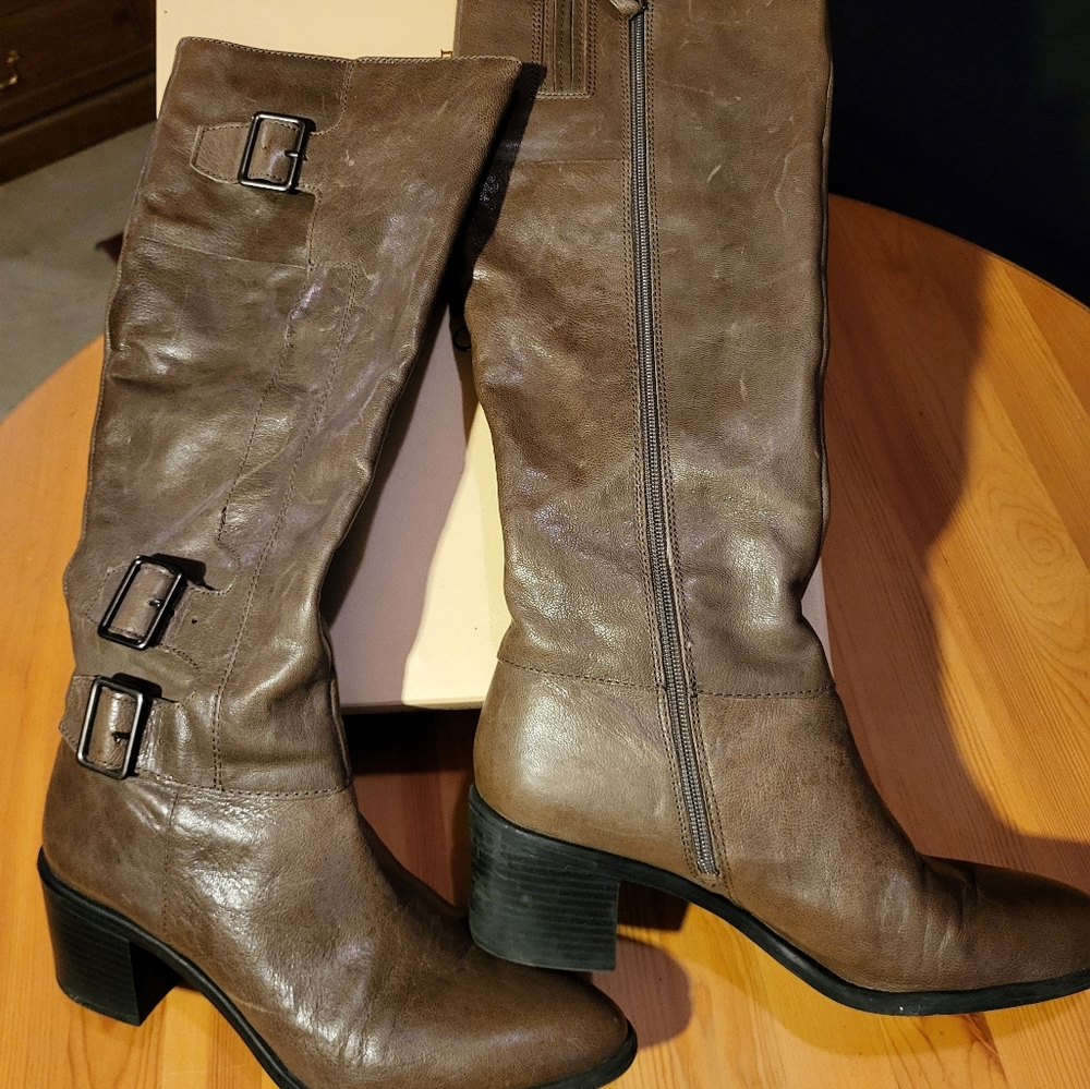 Franco Sarto knee-high boots size 10.